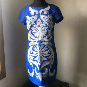 Quinn Blue‎ embroidered Dress